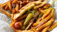 Hotdogs and Fries from Gene & Jude's Hot Dogs. (Image via Instagram/@geneandjudeschicago)